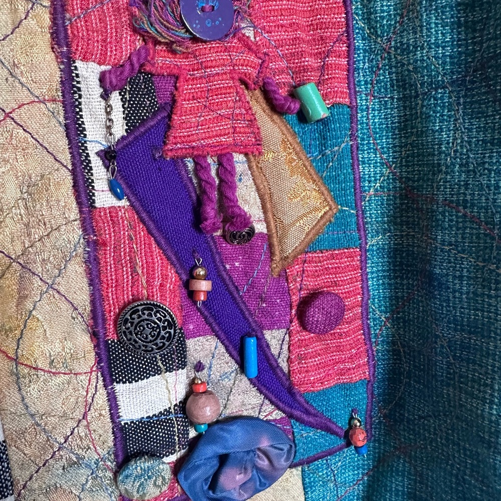 Crystal Colorful Patchwork Women's Jacket - image 2